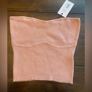 NWT We Wore What Rib Knit Tube Top Medium
